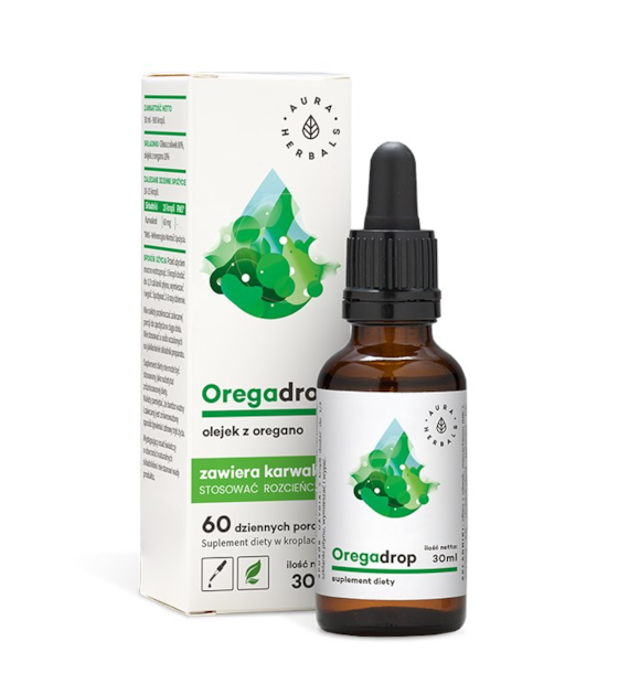AURA HERBALS Oregadrop - Olejek z oregano (30 ml)