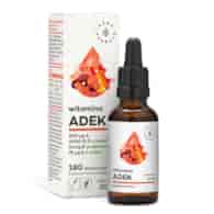 AURA HERBALS Witamina A + D3 (2000 IU) + E + K2 MK7 (ADEK) krople (30 ml)