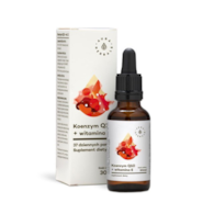AURA HERBALS Koenzym Q10 + witamina E - w kroplach (30 ml)