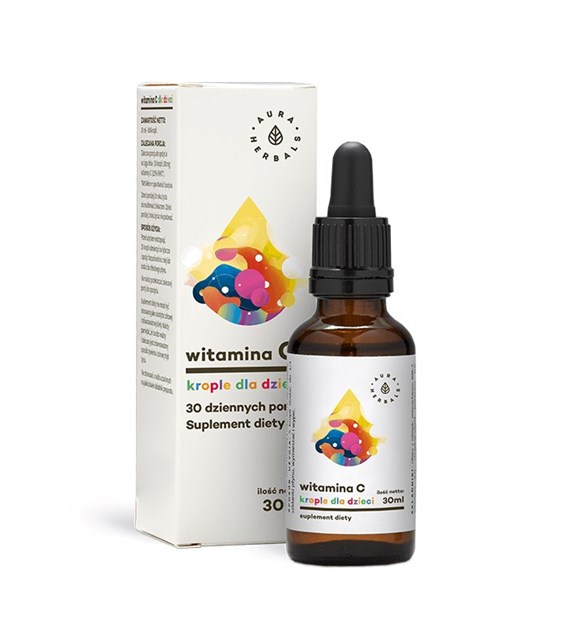 AURA HERBALS Vitamin C for Children, 100 mg, drops (30 ml / 1 fl. oz.)