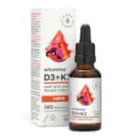 AURA HERBALS Witamina D3 + K2mk7 Forte w kroplach (30 ml)