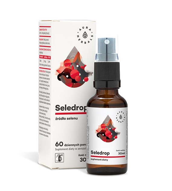 AURA HERBALS Seledrop, selenium, 110 mcg, aerosol (30 ml / 1 fl. oz.)