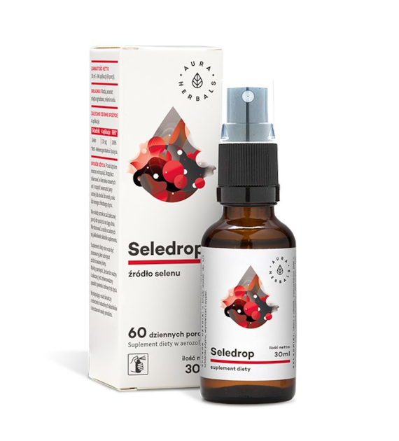 AURA HERBALS Seledrop - Selen 110 mcg, selenian IV sodu - aerozol (30 ml)