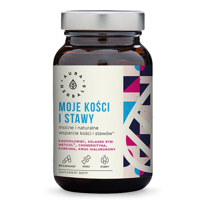 AURA HERBALS Moje Kości i Stawy - Mocne Wsparcie (60 kaps.)