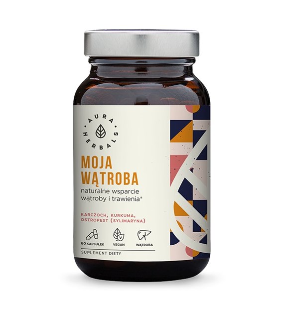AURA HERBALS Liver Support, Artichoke, Milk Thistle, Turmeric (60 caps)