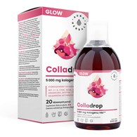 AURA HERBALS Colladrop Glow - Kolagen HM 5000 mg w płynie (500 ml)