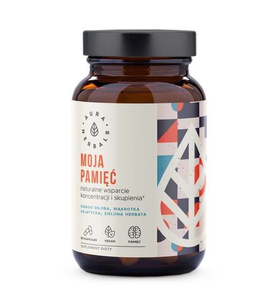 AURA HERBALS Memory Support, Concentration and Focus (60 caps)