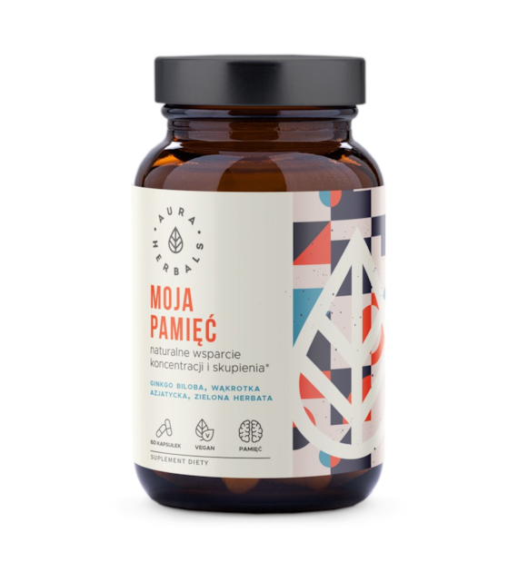 AURA HERBALS Memory Support, Concentration and Focus (60 caps)