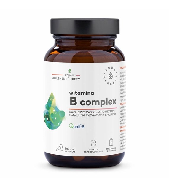 AURA HERBALS Vitamin B Complex (90 caps)