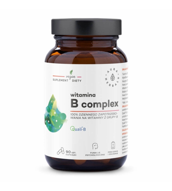 AURA HERBALS Witamina B complex (90 kaps.)