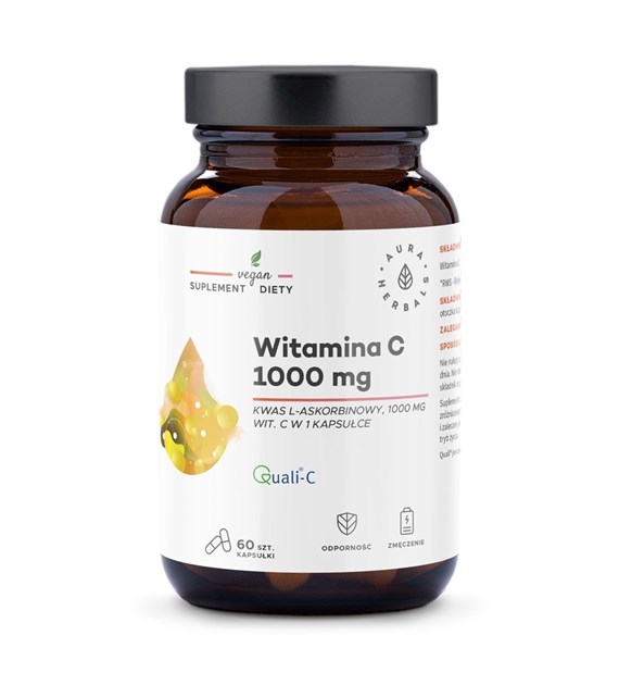 AURA HERBALS Vitamin C, 1000 mg (60 caps)