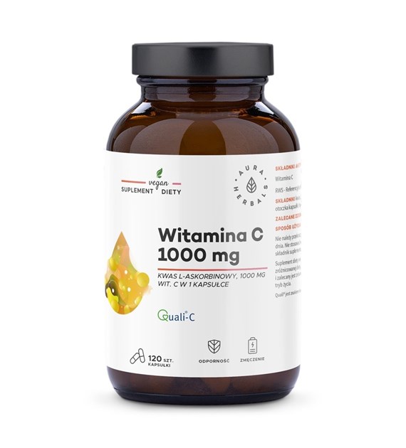 AURA HERBALS Vitamin C, 1000 mg (120 caps)