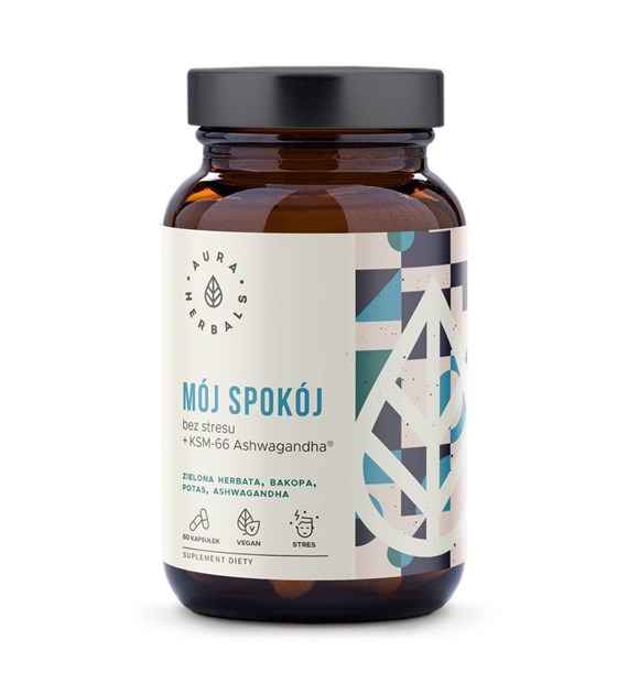 AURA HERBALS Mój spokój bez stresu z Ashwagandhą (60 kaps.)