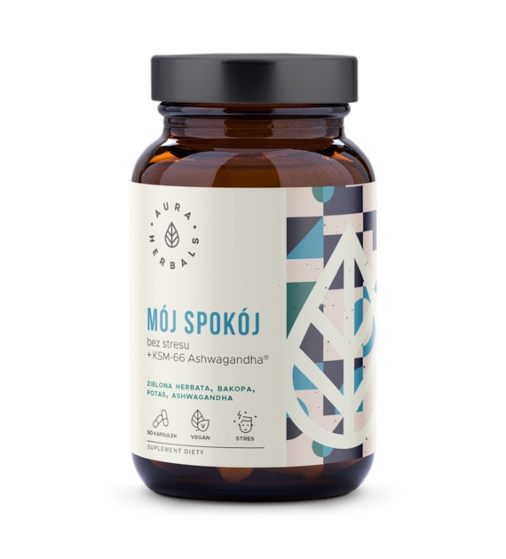 AURA HERBALS Mój spokój bez stresu z Ashwagandhą (60 kaps.)