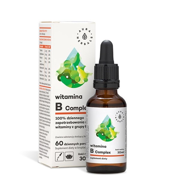 AURA HERBALS Vitamin B Complex (30 ml / 1 fl. oz.)