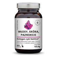 AURA HERBALS Kolagen Rybi NatiCol 800 mg - Włosy, Skóra, Paznokcie (60 kaps.)