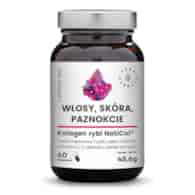 AURA HERBALS Kolagen Rybi NatiCol 800 mg - Włosy, Skóra, Paznokcie (60 kaps.)