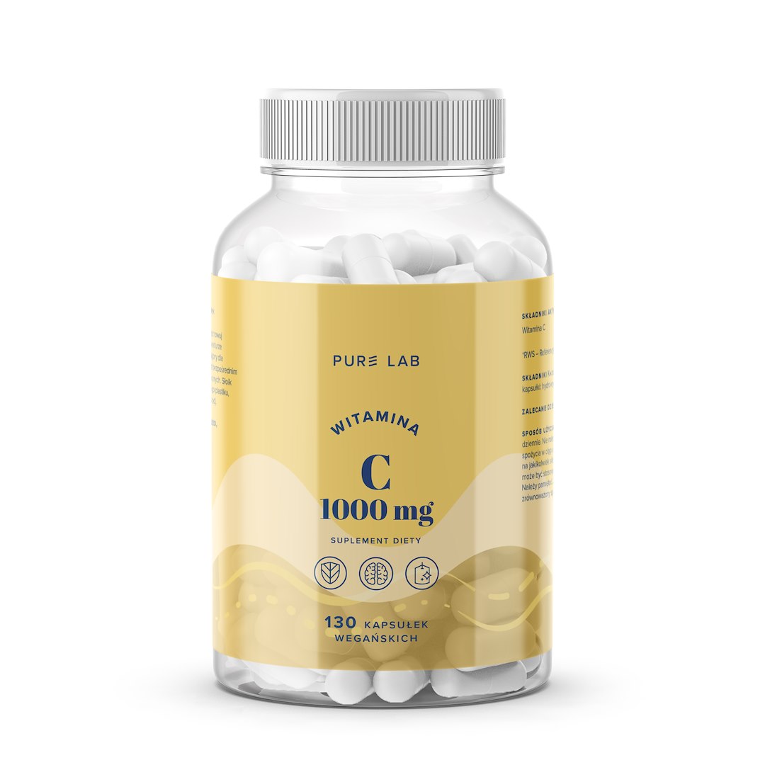 PURE LAB Witamina C 1000 mg (130 kaps.)