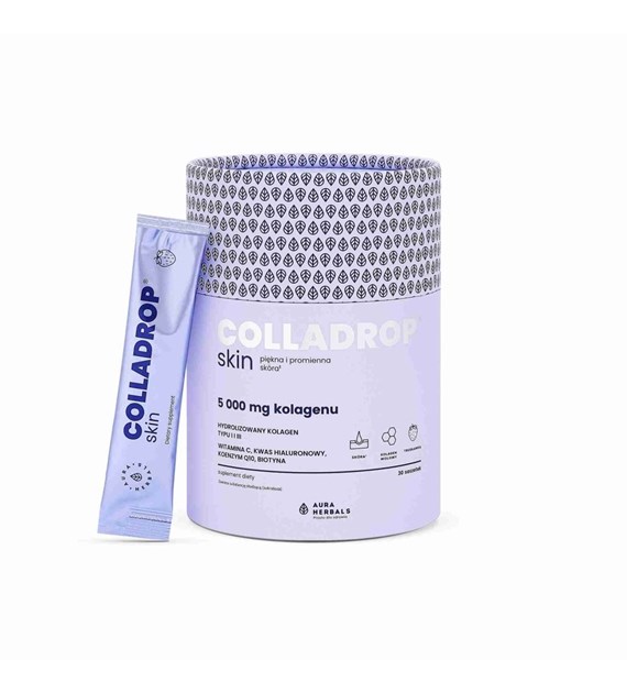 AURA HERBALS Colladrop® Skin, collagen 5000 mg, sachets (30 pcs.).