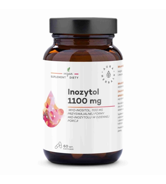 AURA HERBALS Inozytol 1100 mg (60 kaps.)