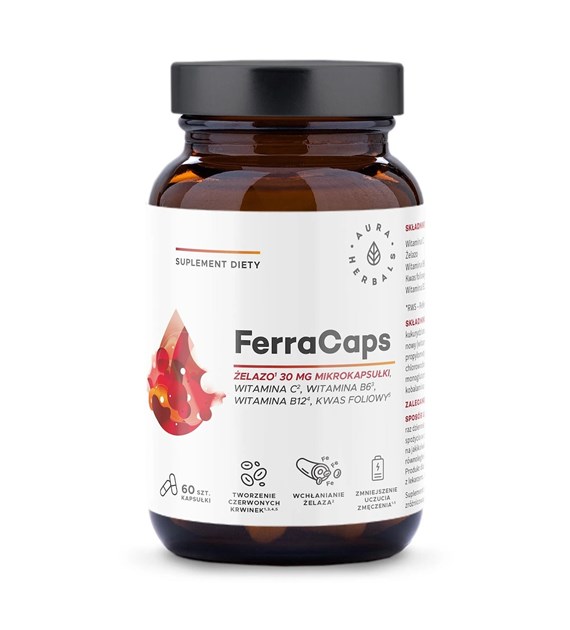 AURA HERBALS FerraCaps Iron (60 caps)