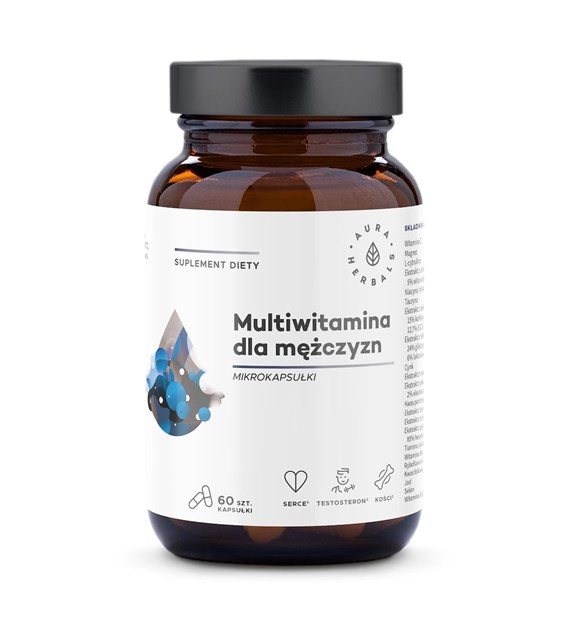 AURA HERBALS Multiwitamina dla mężczyzn (60 kaps.)