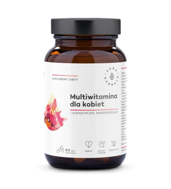 AURA HERBALS Multiwitamina dla kobiet (60 kaps.)