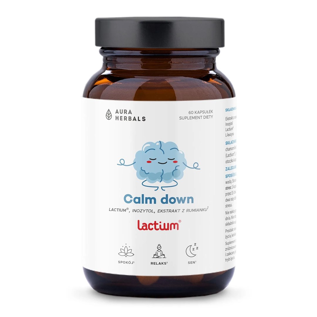 AURA HERBALS Calm down Lactium® (60 kaps.)