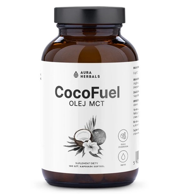 AURA HERLAS - CocoFuel MCT Oil, 1000 mg (100 caps)