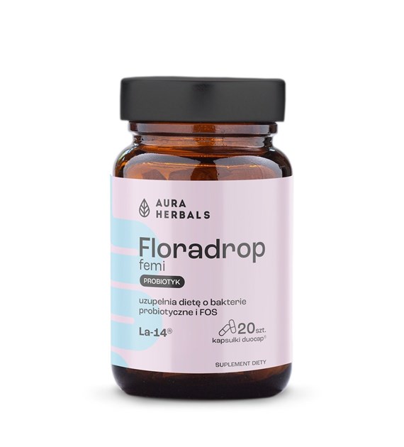 AURA HERBALS Floradrop femi, probiotic for women (20 caps)