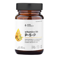 AURA HERBALS Witamina B6 P-5-P 6 mg (60 kaps.)