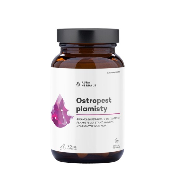 AURA HERBALS Milk thistle, 80% silymarin (90 caps)