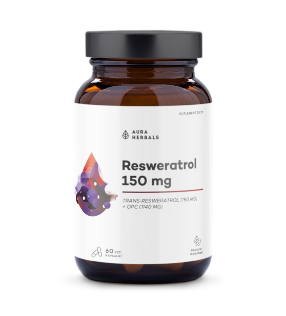 AURA HERBALS Resveratrol 150 mg (60 caps)