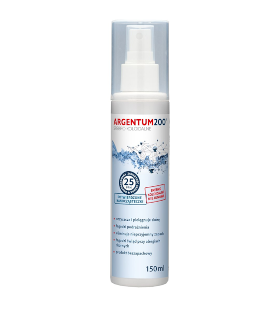 AURA HERBALS Argentum200 (25 ppm) Srebro Koloidalne, Aerozol (150 ml)