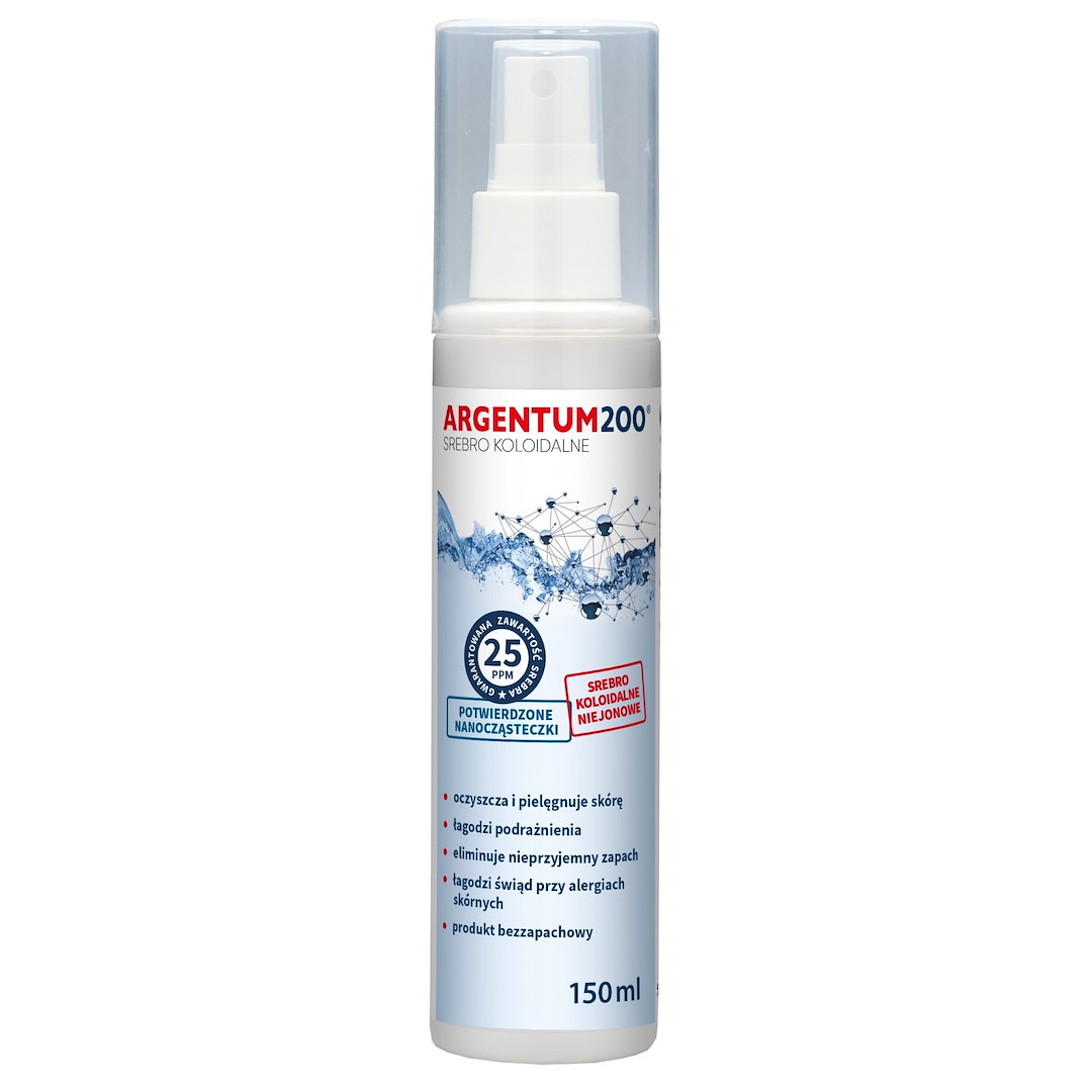 AURA HERBALS Argentum200 (25 ppm) Srebro Koloidalne, Aerozol (150 ml)