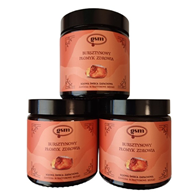 GSM MUMIO Bursztynowy płomyk zdrowia - świeca z bryłkami bursztynu (120 ml)