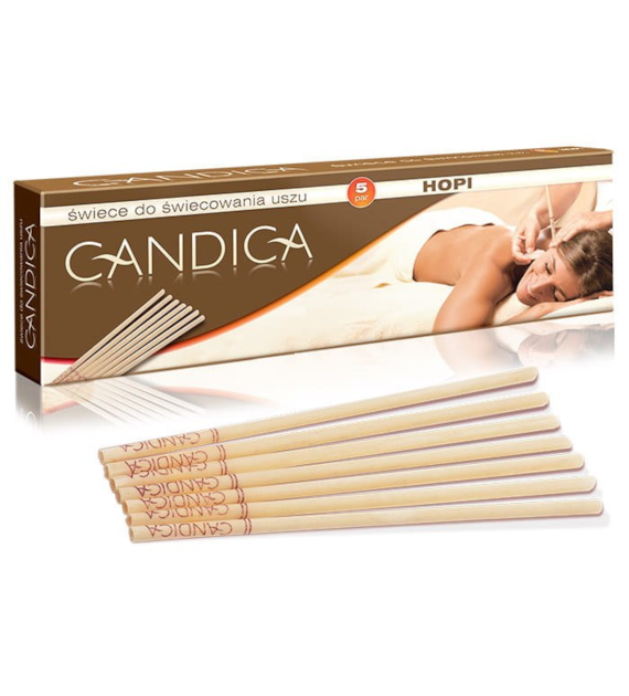 AURA HERBALS Świece do świecowania uszu HOPI (5 par)