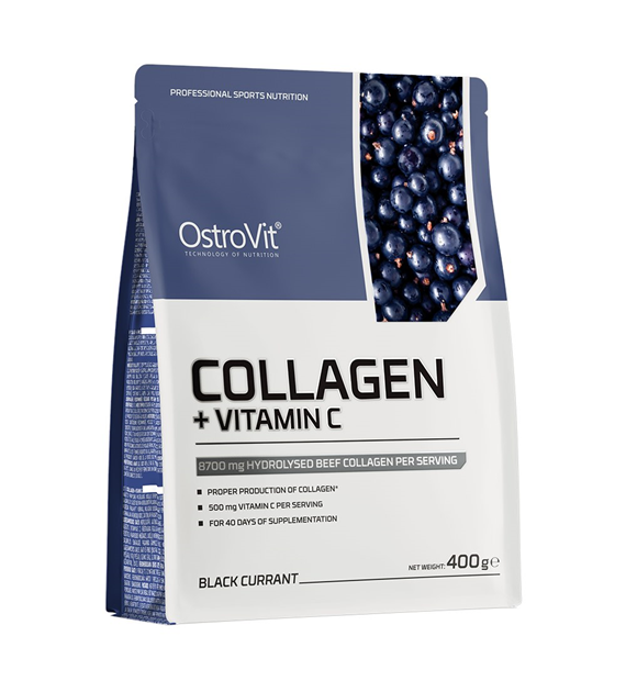 OSTROVIT Collagen + Vitamin C  black currant (400 g)
