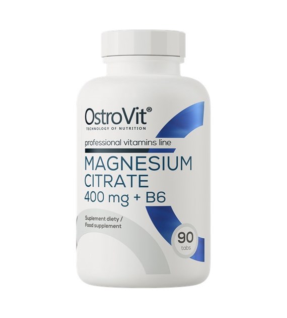 OSTROVIT Cytrynian Magnezu 400 mg + B6 (90 tabl.)