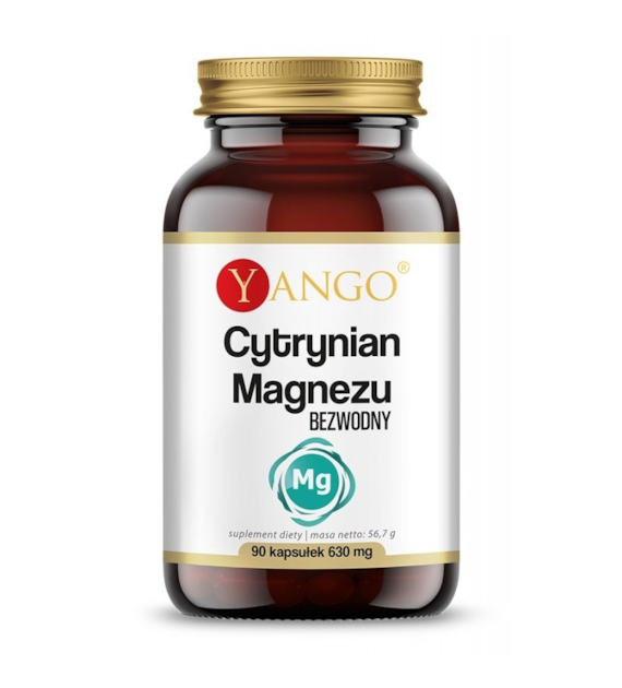 YANGO Cytrynian Magnezu Bezwodny (90 kaps.)