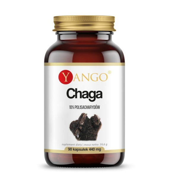 YANGO Chaga - ekstrakt 10% polisacharydów (90 kaps.)