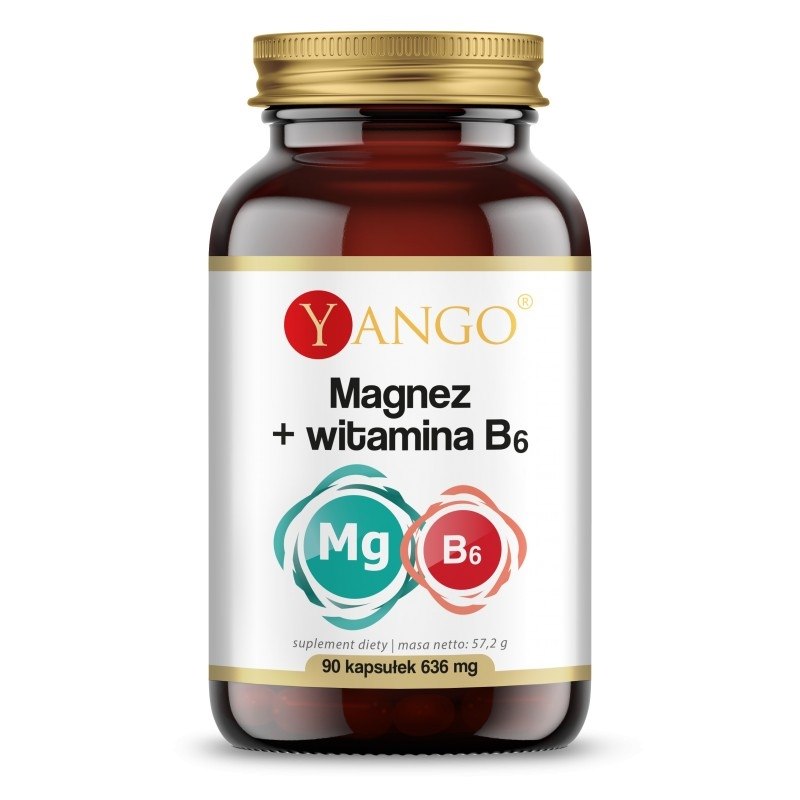 YANGO Magnez + Witamina B6 (90 kaps.)