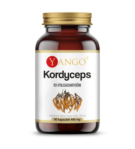 YANGO Kordyceps - ekstrakt 10% polisacharydów (90 kaps.)