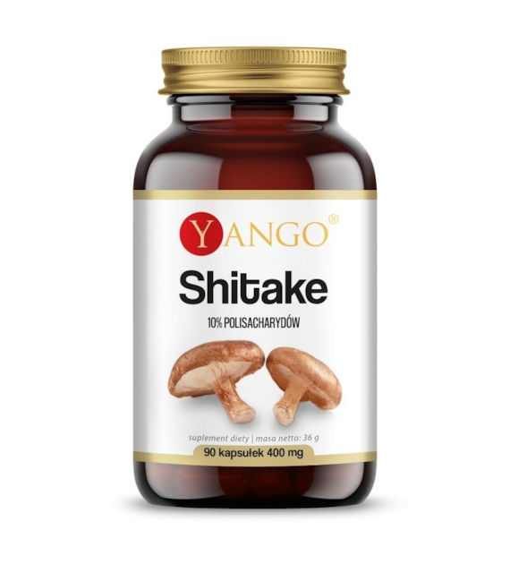 YANGO Shitake - ekstrakt 10% polisacharydów (90 kaps.)