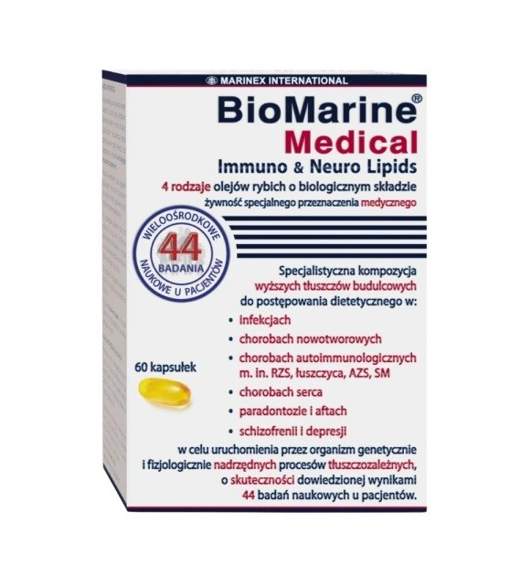 MARINEX BioMarine Medical Immuno & Neuro Lipids (60 kaps.)