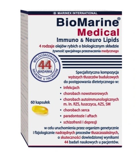 MARINEX BioMarine Medical Immuno & Neuro Lipids (60 kaps.)