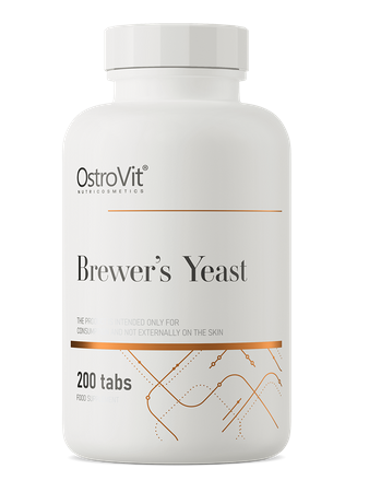 OSTROVIT Brewer's Yeast - Drożdże Piwne (200 tabl.)
