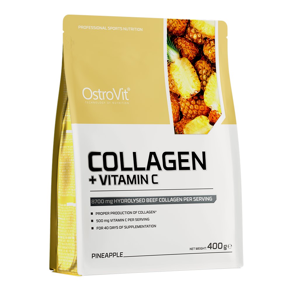 OSTROVIT Kolagen + Witamina C - smak ananasowy (400 g)