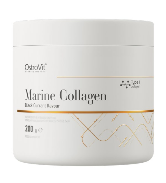OSTROVIT Kolagen Morski - smak czarnej porzeczki (200 g)