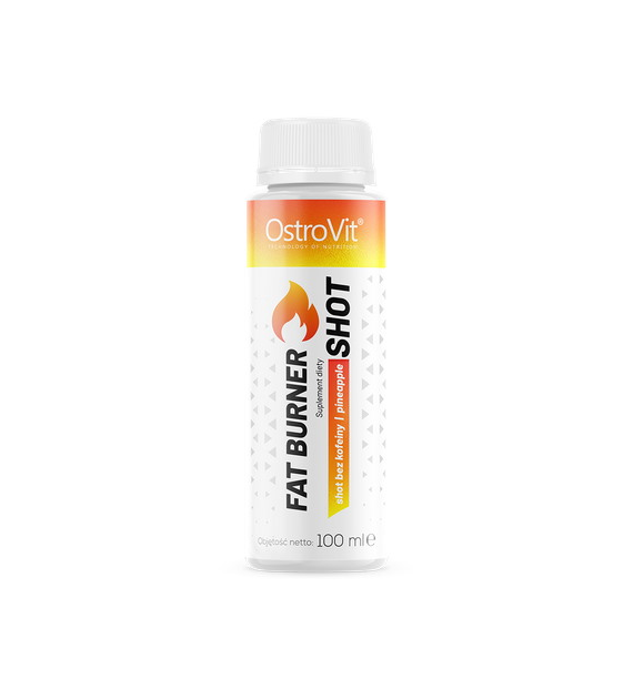 OSTROVIT Fat Burner Shot bez kofeiny, smak ananasowy (100 ml)